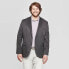 Фото #1 товара Men's Big & Tall Slim Fit Suit Jacket - Goodfellow & Co Dark Gray 44L