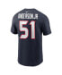 Men's Will Anderson Jr. Navy Houston Texans Player Name Number T-Shirt Синий, 2XL - фото #3