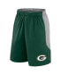 Men's Green/Gray Green Bay Packers Go Hard Shorts