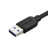 Фото #6 товара Кабель USB 3.0 Slim Micro - M/M - Микро-USB с угловым разъемом - 1м (3фт) - USB A - Микро-USB B - USB 3.2 Gen 1 (3.1 Gen 1) - Мужской - Черный от Startech.com