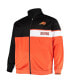 ფოტო #3 პროდუქტის Men's Black, Orange Phoenix Suns Big and Tall Pieced Body Full-Zip Track Jacket