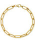ფოტო #1 პროდუქტის Paperclip Link Bracelet in 14k Gold