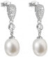 Silver earrings with true pearls Pavon 21040.1