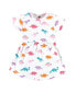 ფოტო #2 პროდუქტის Baby Girls Baby Cotton Dresses, Cuteasaurus