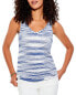 Фото #1 товара Nic+Zoe Spacedye Vital Tank Women's Blue Xl