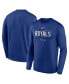 Фото #2 товара Men's Royal Kansas City Royals Authentic Collection Team Logo Legend Performance Long Sleeve T-shirt