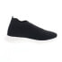 Фото #1 товара David Tate Prime Womens Black Canvas Slip On Lifestyle Sneakers Shoes 6