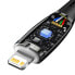 Фото #7 товара Kabel przewód do szybkiego ładowania iPhone USB-C - Lightning 480Mb/s PD 20W 2m czarny
