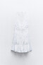 Фото #12 товара Ярусное платье из габардина ZARA