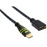 Techly ICOC-HDMI2-4-EXT018 - 1.8 m - HDMI Type A (Standard) - HDMI Type A (Standard) - 3D - 10 Gbit/s - Black