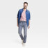 Фото #2 товара Men's Lightweight Colored Slim Fit Jeans - Goodfellow & Co Blue Denim 32x34