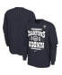 ფოტო #1 პროდუქტის Men's Navy UConn Huskies 2023 NCAA Men's Basketball National Champions Celebration Long Sleeve T-shirt