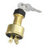 A.A.A. 15A 12V Brass 3 Positions 3 Terminals Engine Starter Key