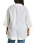 Фото #2 товара Marina Rinaldi Tattile Linen Shirt Jacket Women's 16