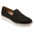 Фото #2 товара Softwalk Whistle S1810-001 Womens Black Leather Slip On Loafer Flats Shoes 11