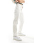 Levi's 501 crop straight fit jean in white Белый, W27 L26 - фото #3