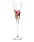 Фото #2 товара Artisanal Hand Painted Champagne Flutes, Set of 2