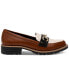 ფოტო #2 პროდუქტის Women's Celeste Tailored Hardware Chain Lug Sole Loafers