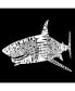 Фото #2 товара Women's Premium Word Art Flowy Tank Top- Species Of Shark