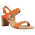 Фото #2 товара VANELi Mavis Studded Sling Back Womens Orange Casual Sandals 305558