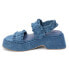 Фото #3 товара COCONUTS by Matisse Jean Platform Womens Blue Casual Sandals JEAN-437