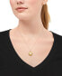 ფოტო #2 პროდუქტის Cultured Freshwater Pearl (7-1/2mm) Flower 18" Pendant Necklace in 14k Gold