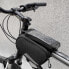 Фото #12 товара Велосипедная сумка на раму + съемный чехол для телефона до 6,5" 1,5 л черный Wozinsky WBB7BK