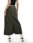 Levi's surplus canvas utility skirt in green