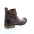 Фото #15 товара Roan by Bed Stu Bail F850098 Mens Brown Leather Zipper Casual Dress Boots