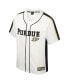 Men's Cream Distressed Purdue Boilermakers Ruth Button-Up Baseball Jersey