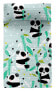 PANDA GARDEN BLUE TAGESDECKE