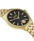Colonne Men's 3 Hand Quartz Movement and Ion Plating Yellow Gold-Tone Bracelet Watch 45mm