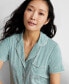 ფოტო #2 პროდუქტის Women's 2-Pc. Short-Sleeve Notched-Collar Pajama Set XS-3X, Created for Macy's