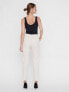 Фото #3 товара Vero Moda straight leg trousers in cream