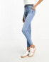 Stradivarius Tall super high waist skinny jean in medium blue