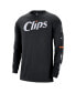 Фото #2 товара Men's Black LA Clippers 2023/24 City Edition Max90 Expressive Long Sleeve T-shirt