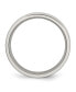 Фото #3 товара Stainless Steel Brushed 6mm Flat Band Ring