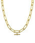 Фото #1 товара 18''+ 2" extender Gold Plated or Silver Plated Oval Link Necklace