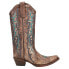 Фото #2 товара Circle G by Corral Ld Snip Toe Cowboy Womens Brown Casual Boots L5971