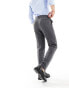 Фото #12 товара ASOS DESIGN smart slim trouser in dark grey polka dot herringbone