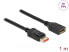 Фото #4 товара Кабель DisplayPort Delock 87070 1 м - DisplayPort М-Ж - 7680 x 4320 пикселей