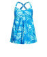 Фото #1 товара Women's Plus Size Flared Print Swim Dress