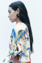 Zw collection printed shirt