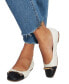 ფოტო #6 პროდუქტის Women's Leanne Quilted Hardware Slip-On Ballerina Flats