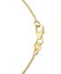 Фото #4 товара Macy's textured Open Heart 18" Pendant Necklace in 10k Gold