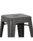 Фото #3 товара Backless Industrial Metal Bar Stool, Set of 2