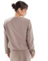 Фото #4 товара ASOS DESIGN cropped collarless blazer in mocha