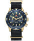ფოტო #2 პროდუქტის Men's Swiss Automatic Chronograph Captain Cook Blue NATO Strap Watch 43mm