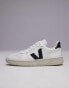 Фото #5 товара VEJA V-10 trainer in extra white black sahara chromefree leather