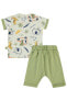 Фото #2 товара Комплект одежды Civil Baby для мальчиков 6-18 месяцев Зелено-желтое